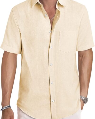 Men's Cotton Dress Shirt - Image 11