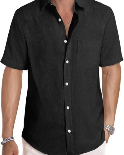 Men's Cotton Dress Shirt - Image 13