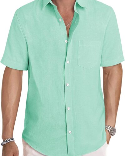Men's Cotton Dress Shirt - Image 14