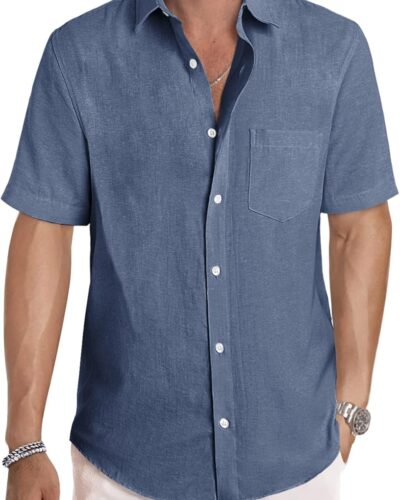 Men's Cotton Dress Shirt - Image 15