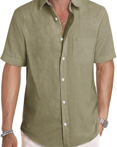 Men's Cotton Dress Shirt - Image 18
