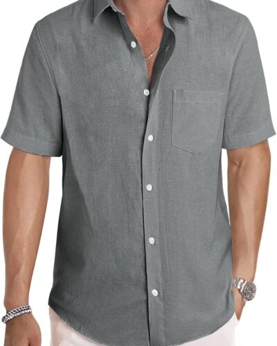 Men's Cotton Dress Shirt - Image 20