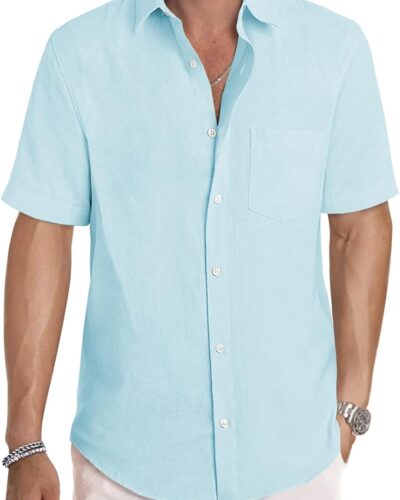 Men's Cotton Dress Shirt - Image 22