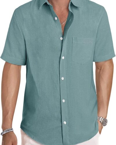 Men's Cotton Dress Shirt - Image 23