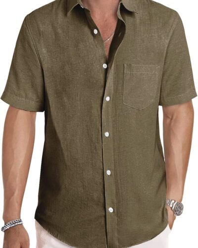 Men's Cotton Dress Shirt - Image 30