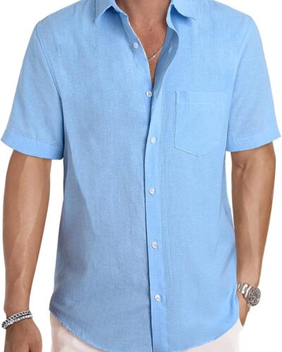 Men's Cotton Dress Shirt - Image 31