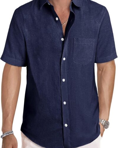 Men's Cotton Dress Shirt - Image 33