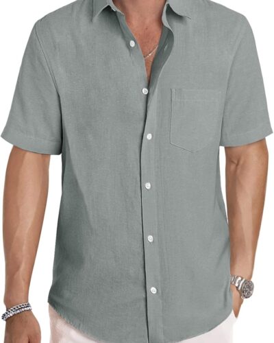 Men's Cotton Dress Shirt - Image 34