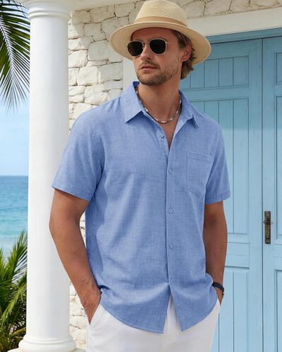 Men's Short Sleeve Shirt - Image 3