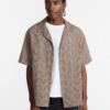 Men's Textured Wave Design Shirt - Image 5