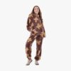 Print Plush Hoodie and Joggers Set