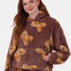 Print Plush Hoodie and Joggers Set - Image 5