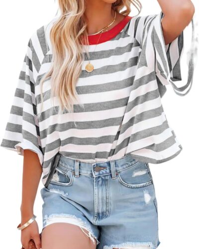 Striped Women's T-Shirt - Image 10