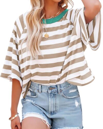 Striped Women's T-Shirt - Image 11