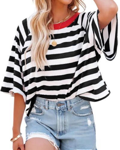 Striped Women's T-Shirt - Image 14