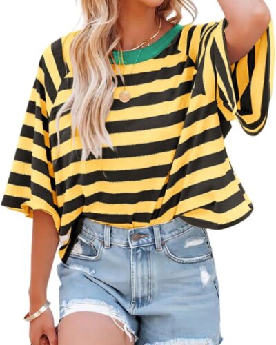 Striped Women's T-Shirt - Image 18