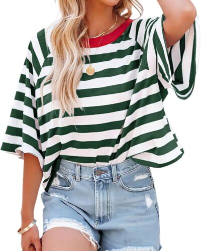 Striped Women's T-Shirt - Image 20
