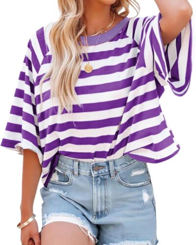 Striped Women's T-Shirt - Image 22