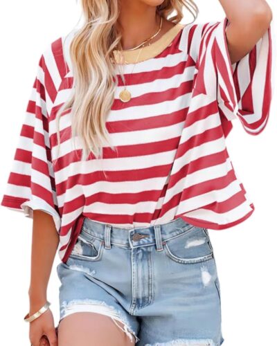 Striped Women's T-Shirt - Image 23