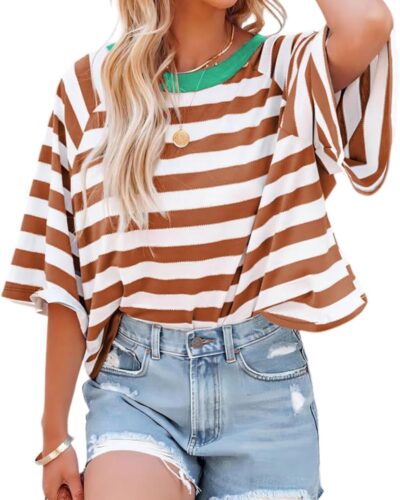 Striped Women's T-Shirt - Image 28
