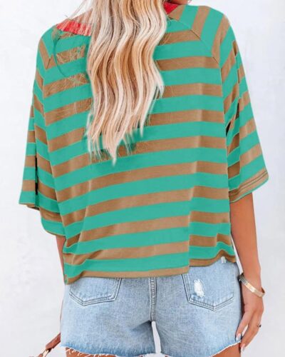 Striped Women's T-Shirt - Image 4