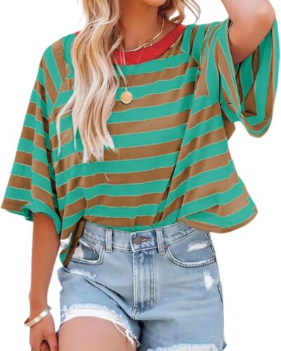 Striped Women's T-Shirt