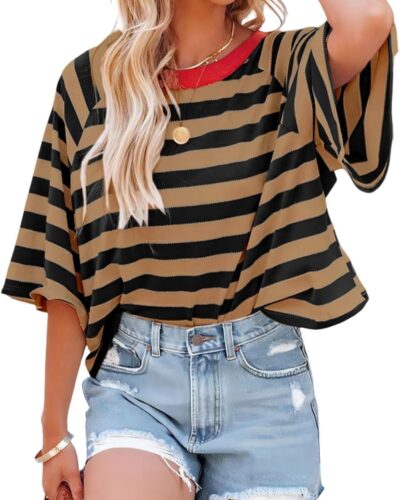 Striped Women's T-Shirt - Image 6