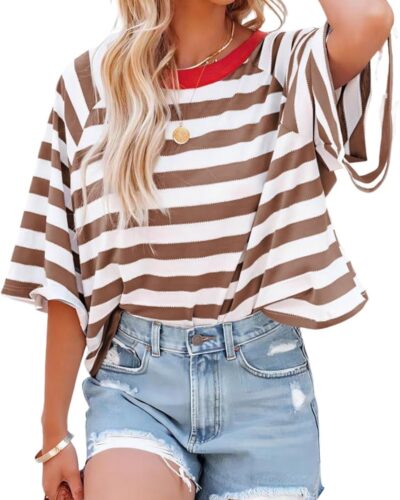Striped Women's T-Shirt - Image 7