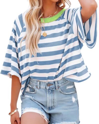 Striped Women's T-Shirt - Image 8