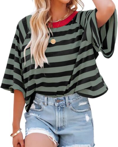 Striped Women's T-Shirt - Image 9
