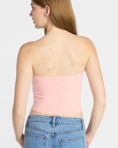 Women's Cropped Tube Top - Image 2