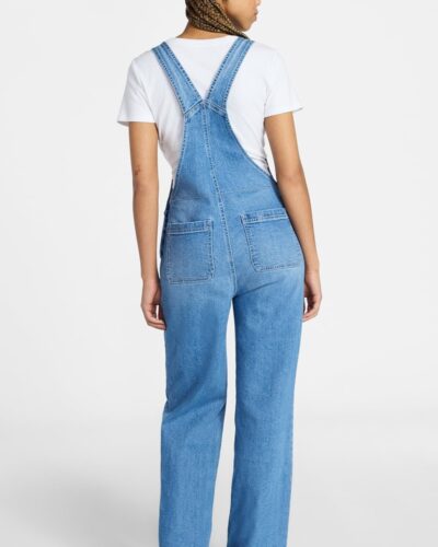 Women's Relaxed Wide Leg Overalls - Image 2