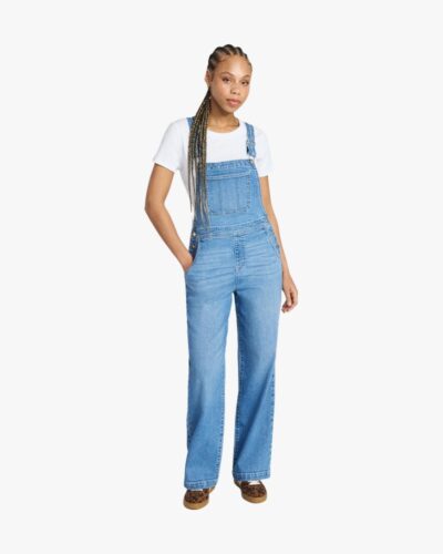 Women's Relaxed Wide Leg Overalls
