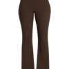 Women's Ribbed Knit Flare Pants - Image 5