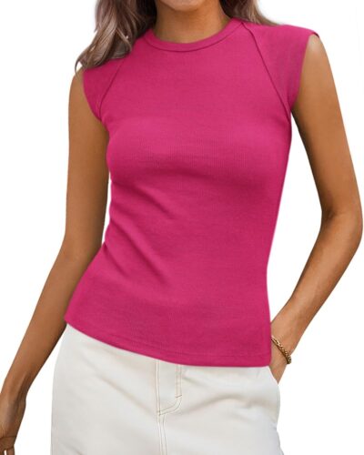 Women's Ribbed Tank Top - Image 11