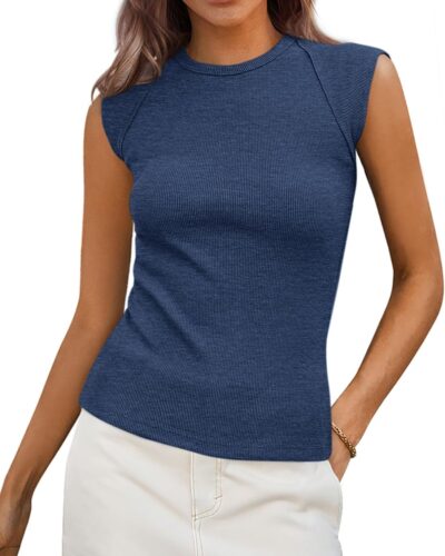 Women's Ribbed Tank Top - Image 15