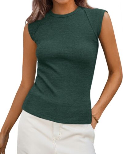 Women's Ribbed Tank Top - Image 17