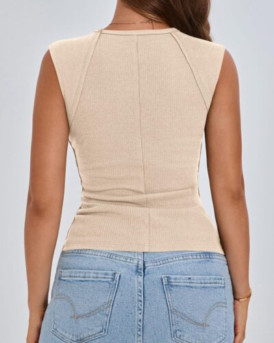 Women's Ribbed Tank Top - Image 2