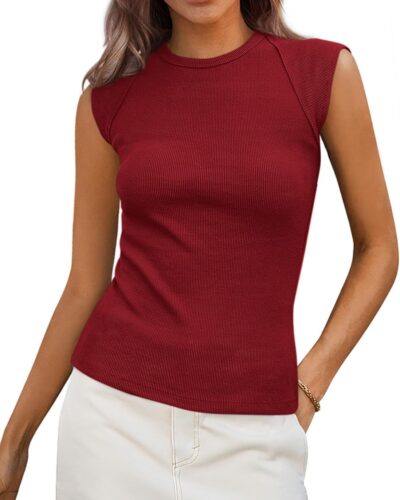 Women's Ribbed Tank Top - Image 28