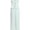 Women's Seersucker Cami Top and Pants Set - Image 4