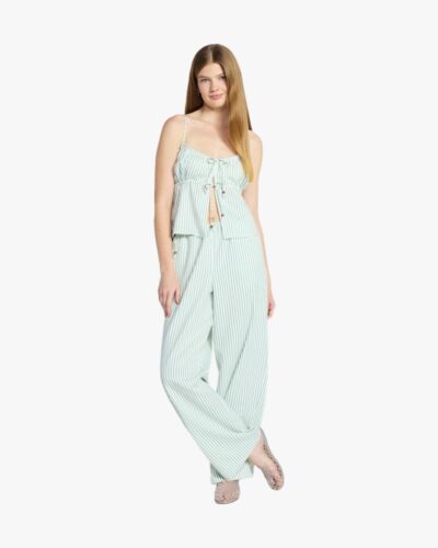 Women's Seersucker Cami Top and Pants Set