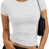 Women's Short Sleeve Crop Top