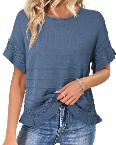 Women's Short Sleeve Sweater