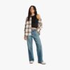 Women's Slouchy Flannel Shirt