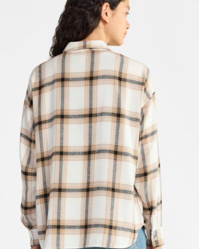 Women's Slouchy Flannel Shirt - Image 2