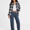 Women's Slouchy Flannel Shirt - Image 5