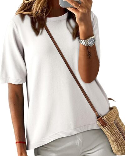 Women's Striped Pullover Sweater - Image 16