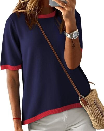 Women's Striped Pullover Sweater - Image 17