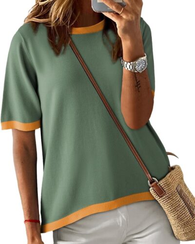Women's Striped Pullover Sweater - Image 21