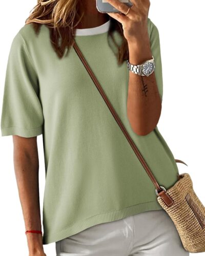 Women's Striped Pullover Sweater - Image 28